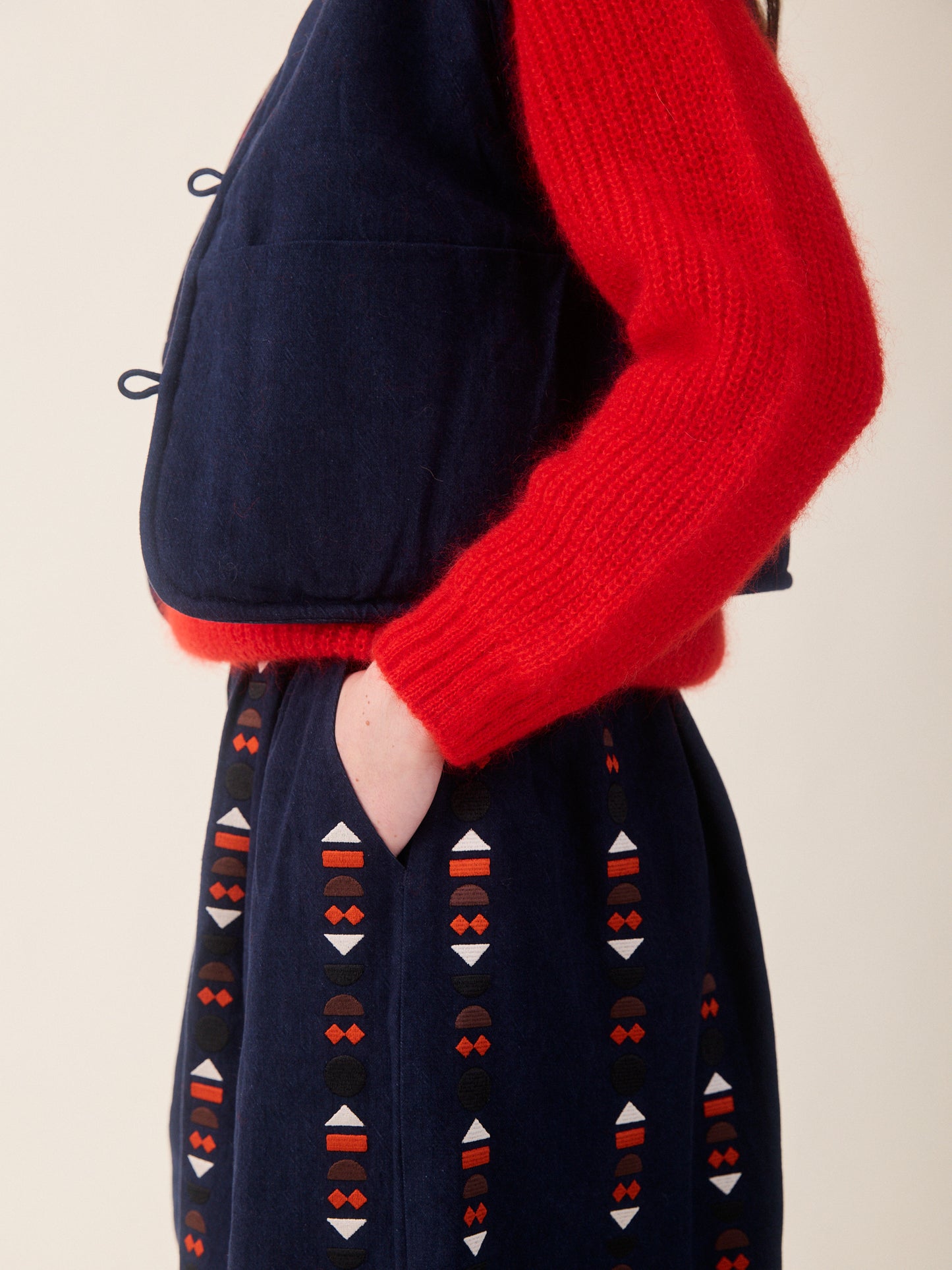 Sideline Ash Skirt Indigo