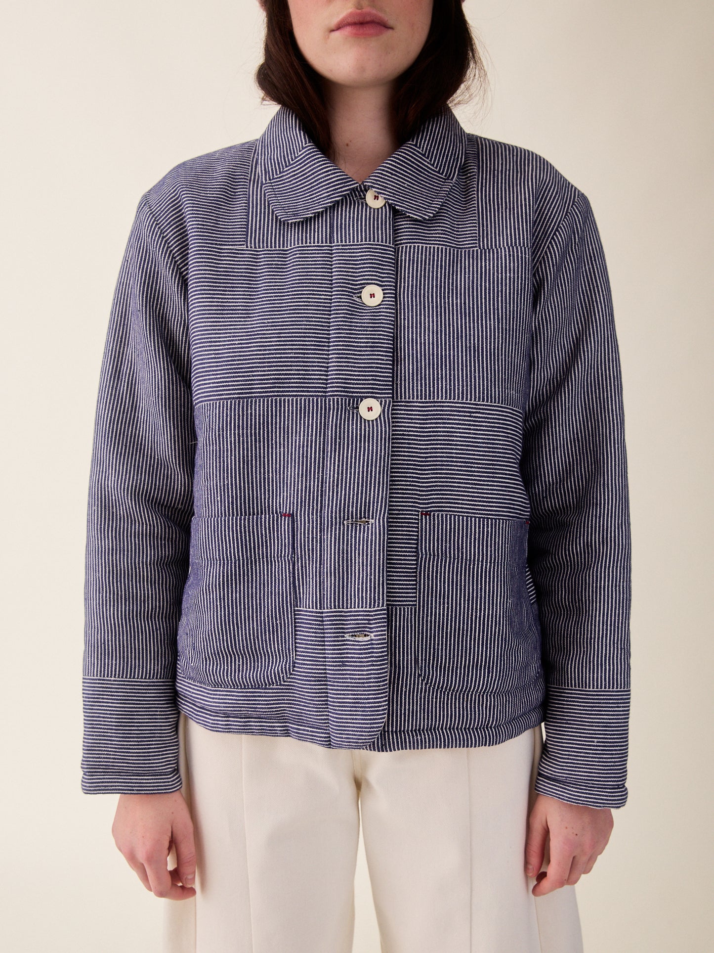 Sideline Molly Jacket Railroad Stripe