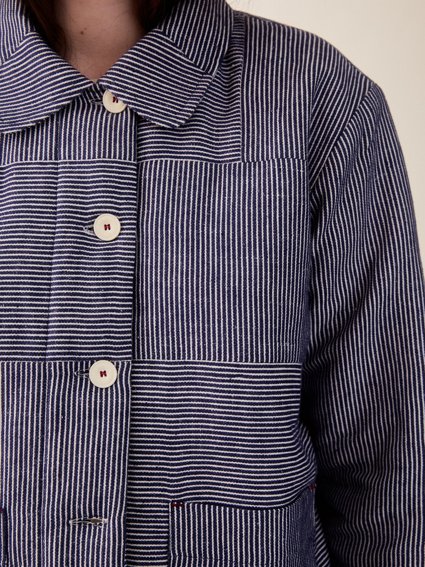 Sideline Molly Jacket Railroad Stripe