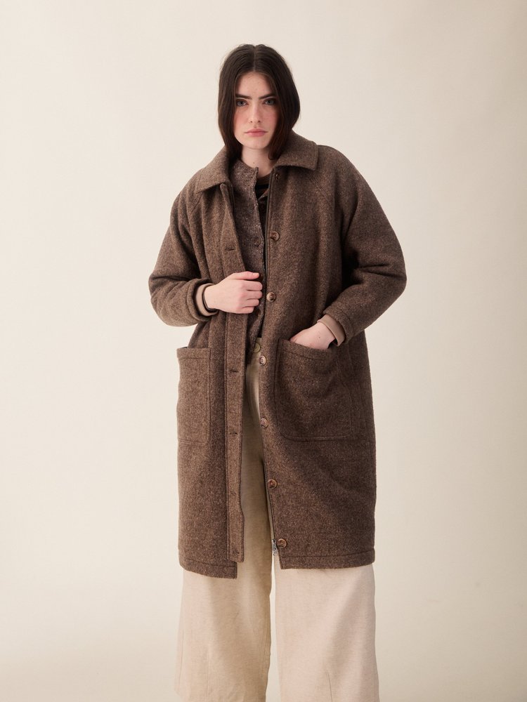 Sideline Bobby Coat Brown Marl