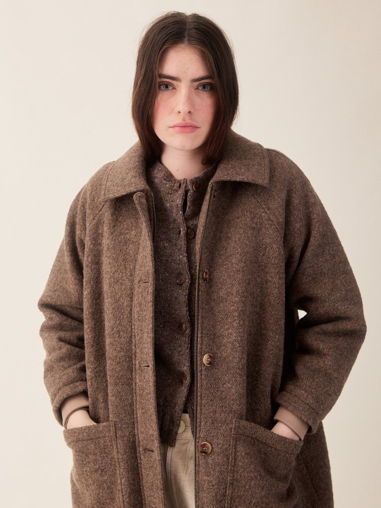 Sideline Bobby Coat Brown Marl