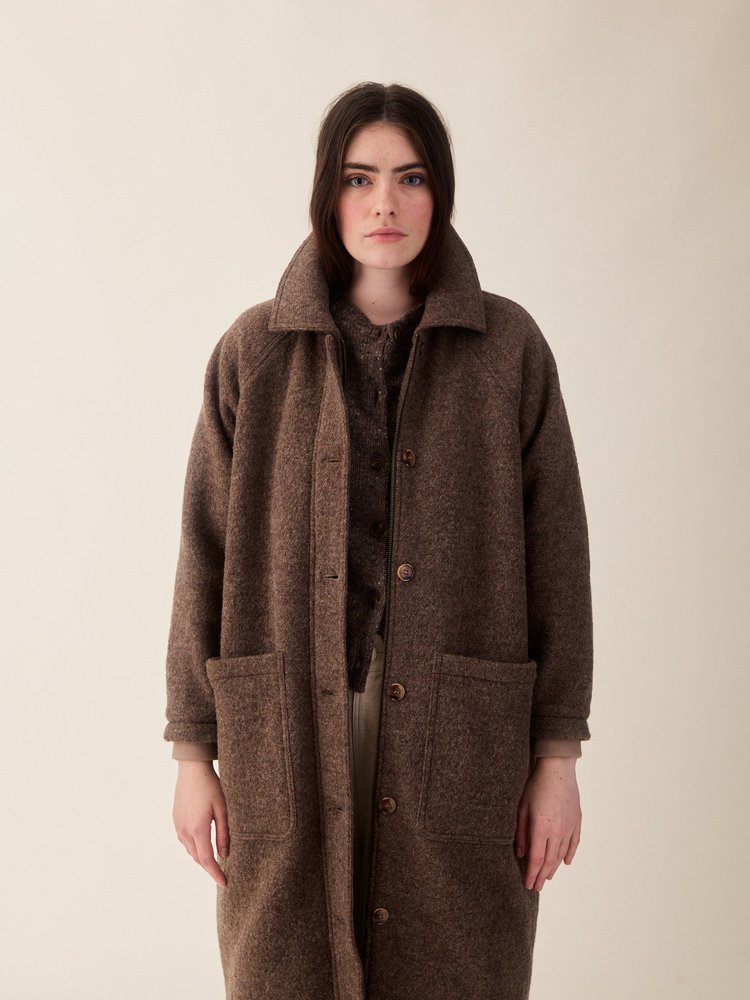 Sideline Bobby Coat Brown Marl