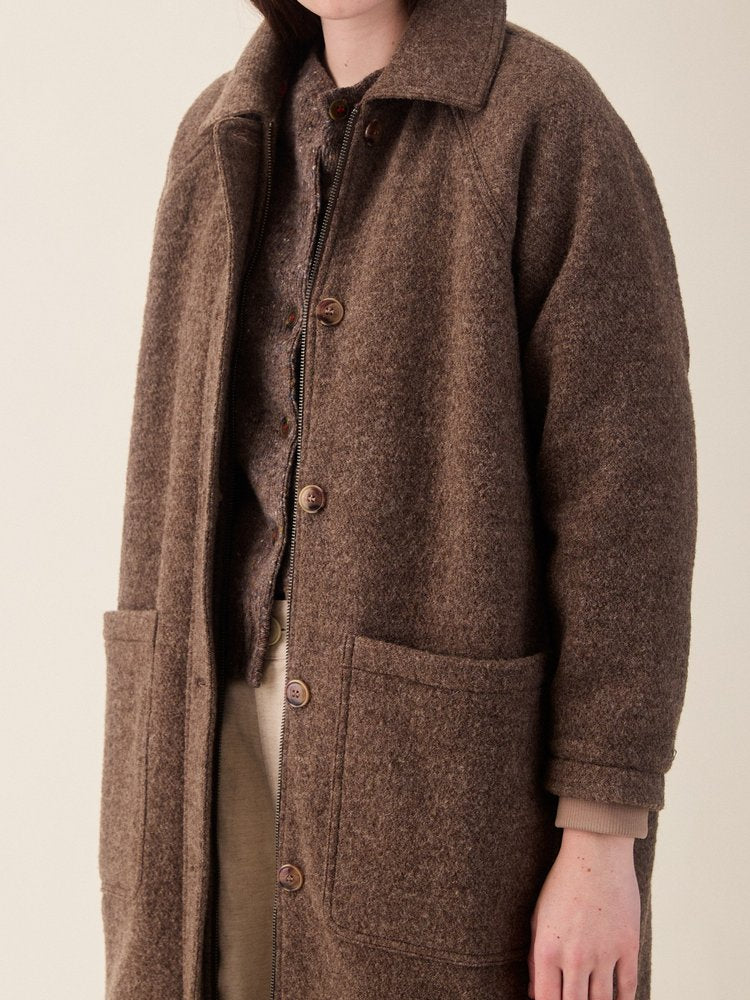 Sideline Bobby Coat Brown Marl