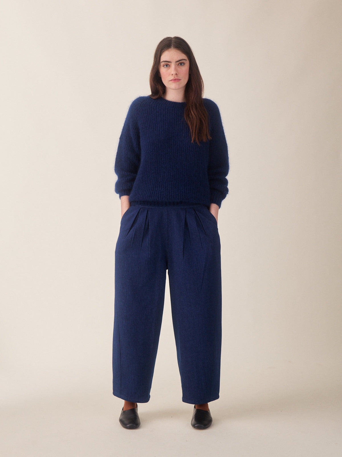 Sideline Poppy Trousers Denim