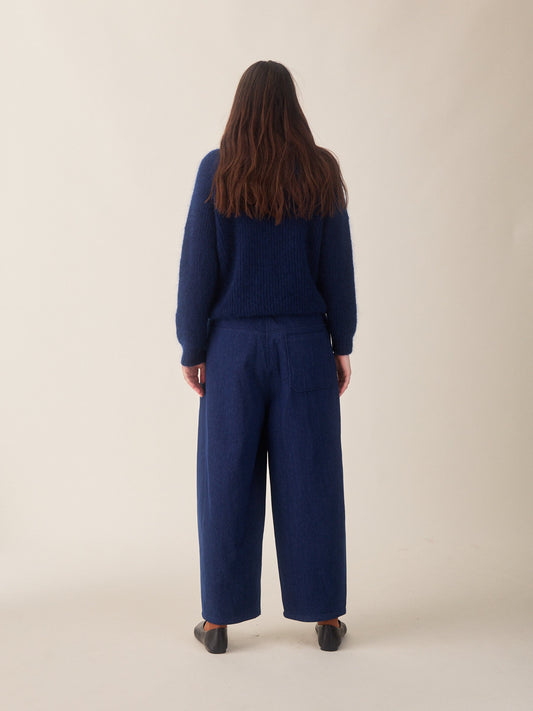 Sideline Poppy Trousers Denim