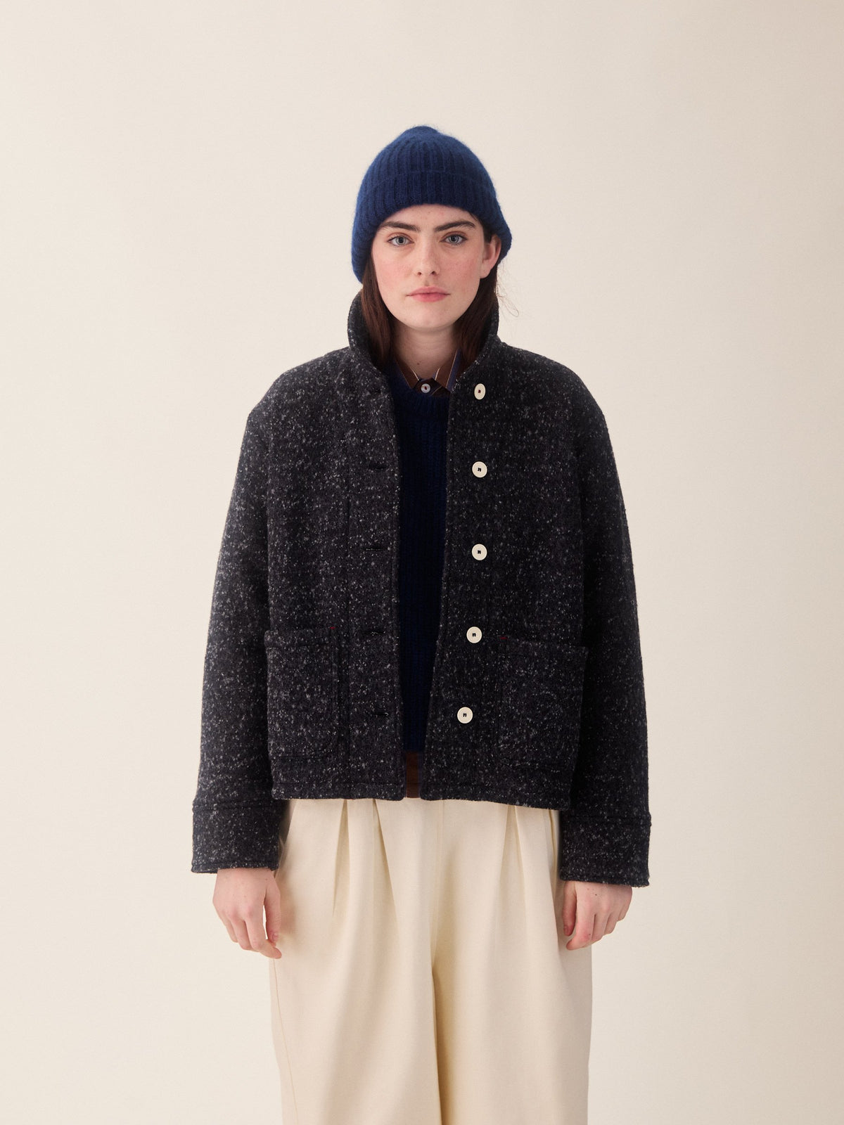 Sideline Grace Jacket Grey Fleck