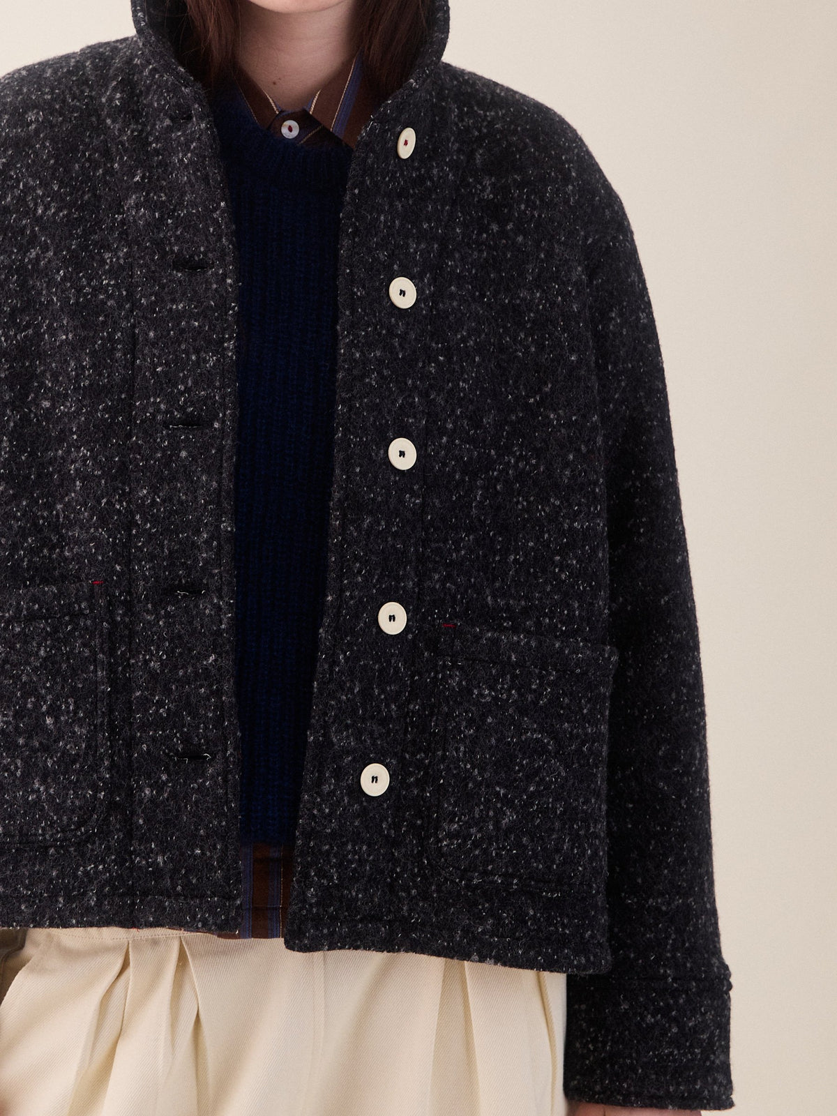 Sideline Grace Jacket Grey Fleck