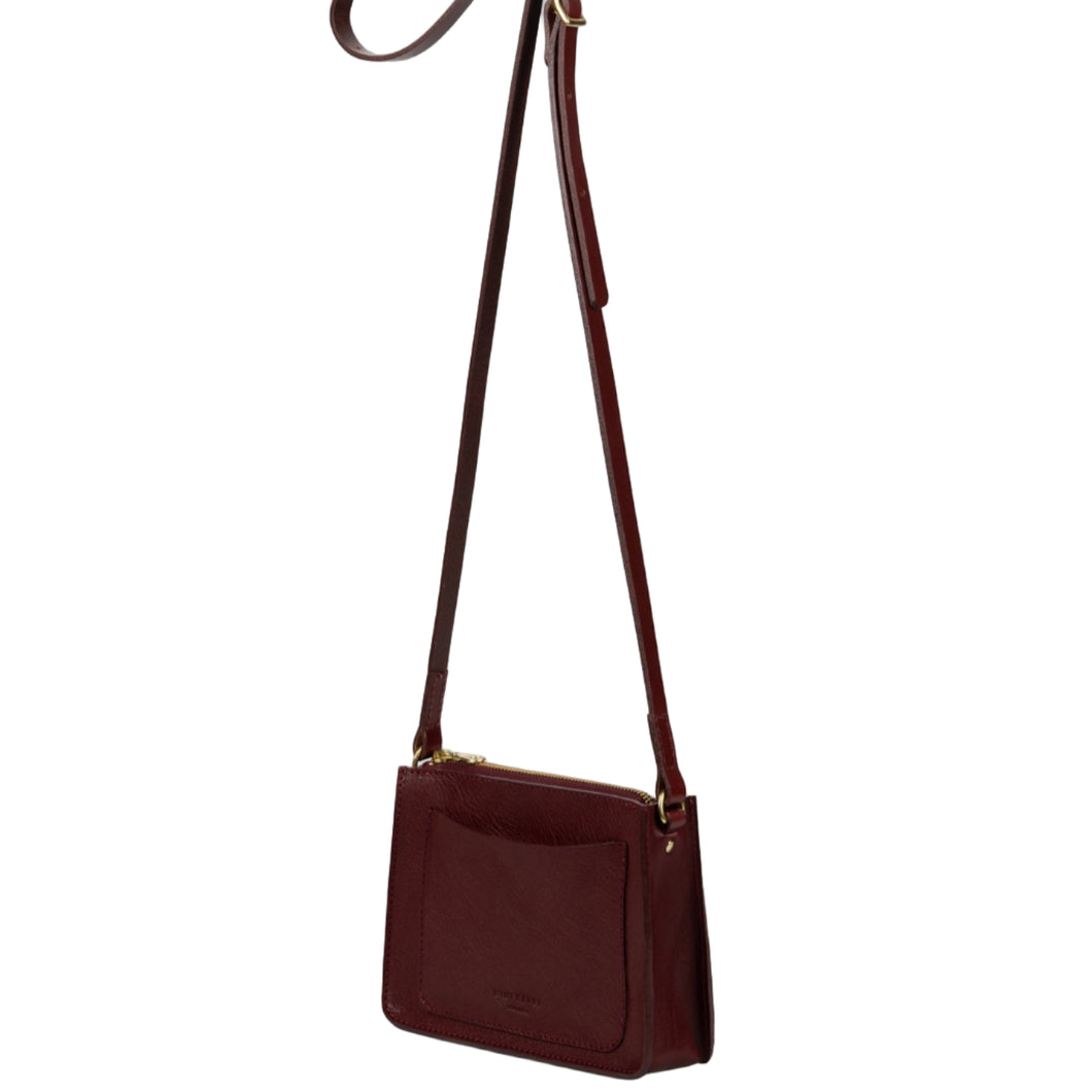 Mimi Berry Sparrow Bag Grainy Merlot