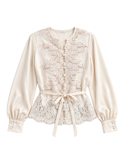 Petite Mendigote Telma Blouse Ecru