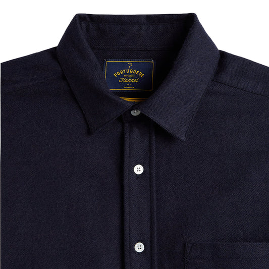 Portuguese Flannel Teca LS Shirt Navy