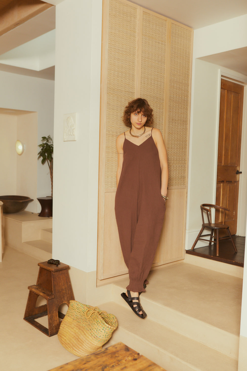 L.F.Markey Tineke Jumpsuit Chocolate