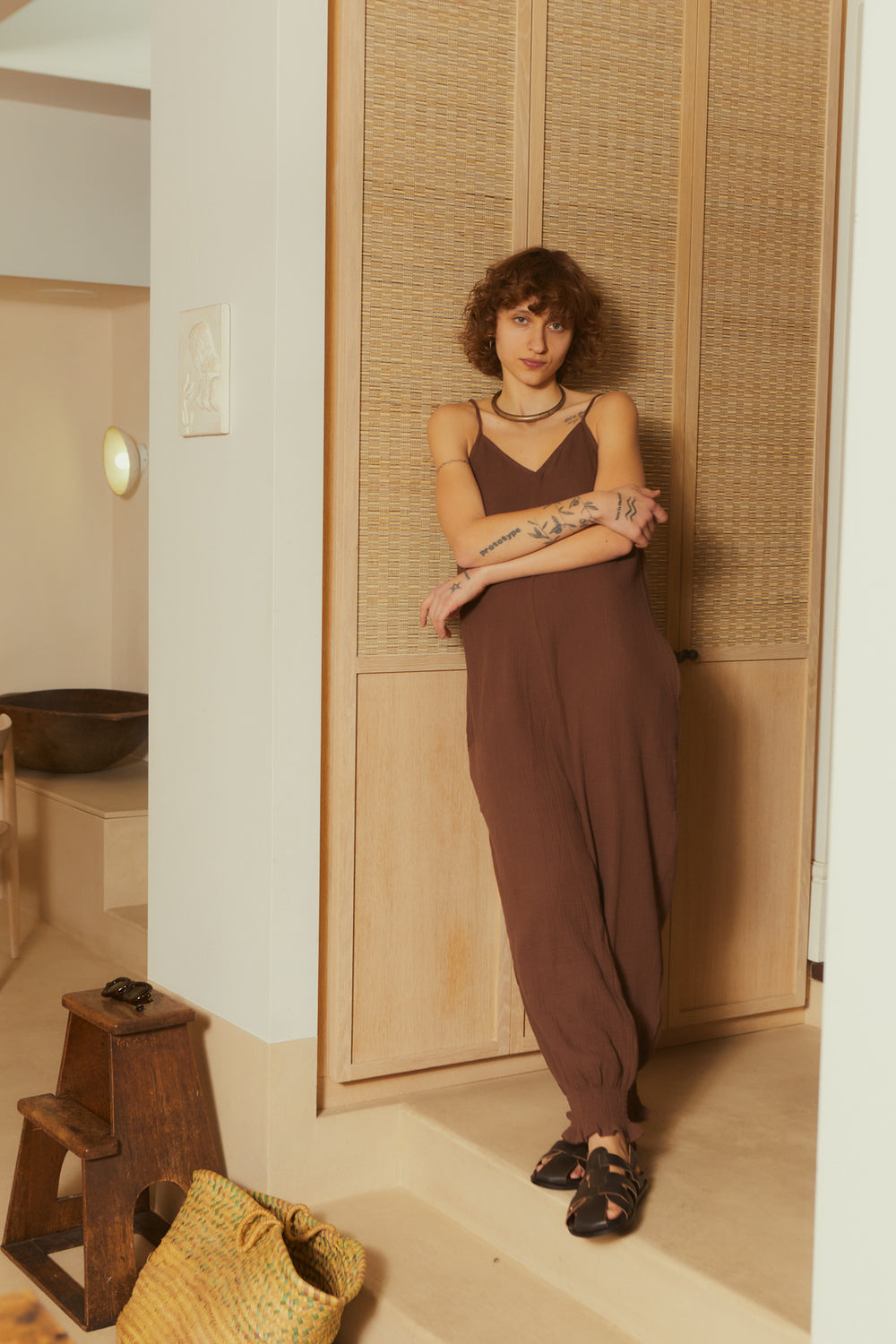 L.F.Markey Tineke Jumpsuit Chocolate