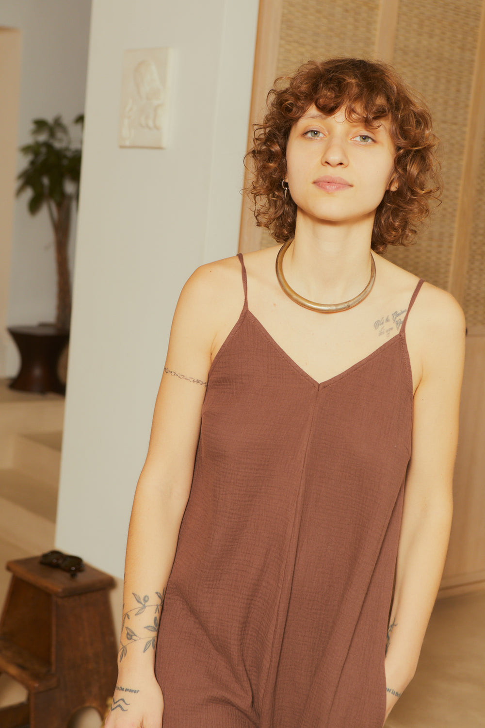 L.F.Markey Tineke Jumpsuit Chocolate