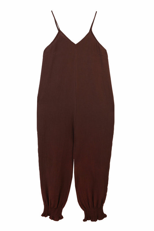 L.F.Markey Tineke Jumpsuit Chocolate