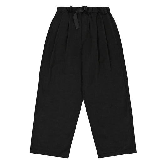 Kappy Design Two Tuck Wide Pants Black