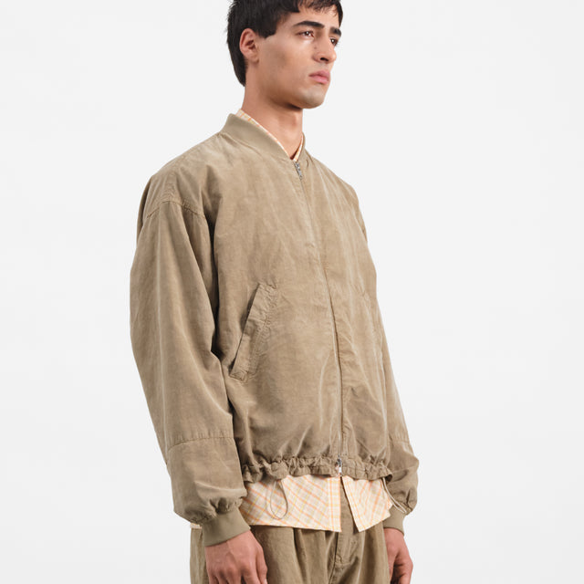 YMC Mens Basement Bomber Jacket Taupe