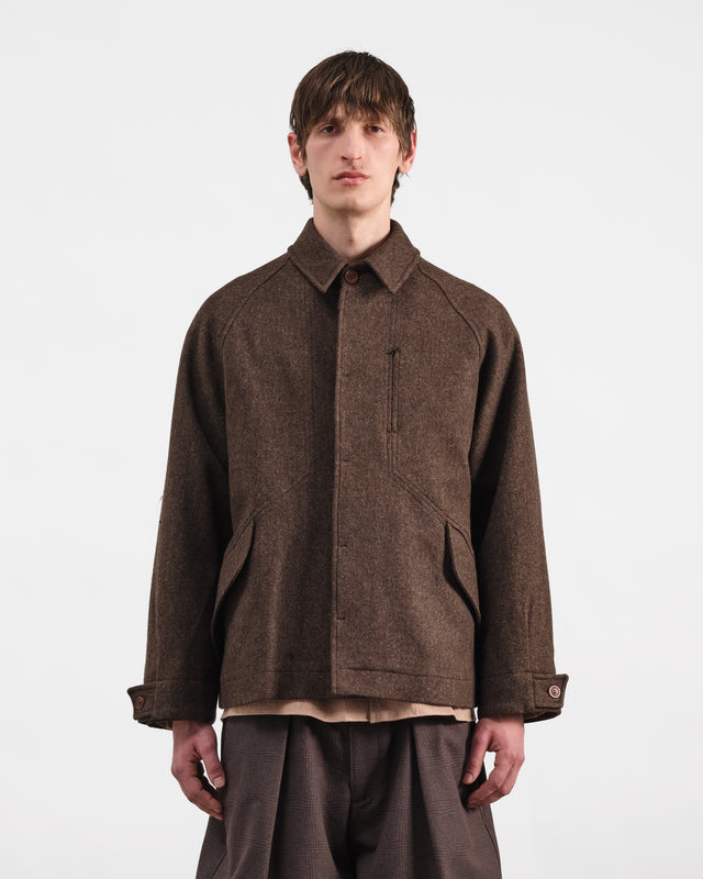 YMC Unisex Harrison Jacket Brown