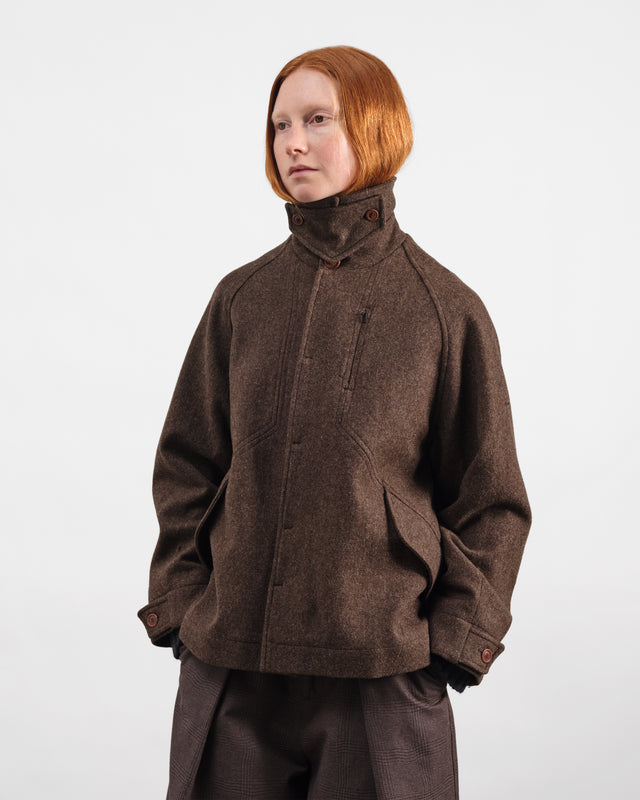 YMC Unisex Harrison Jacket Brown