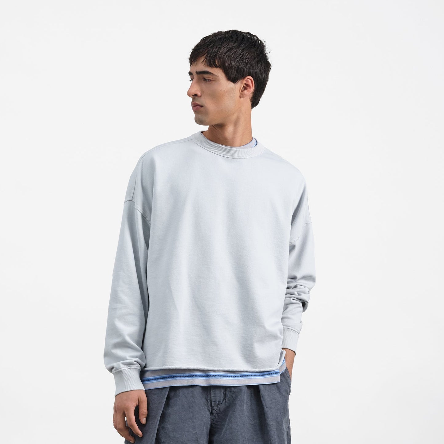YMC Mens Studio Sweatshirt Grey