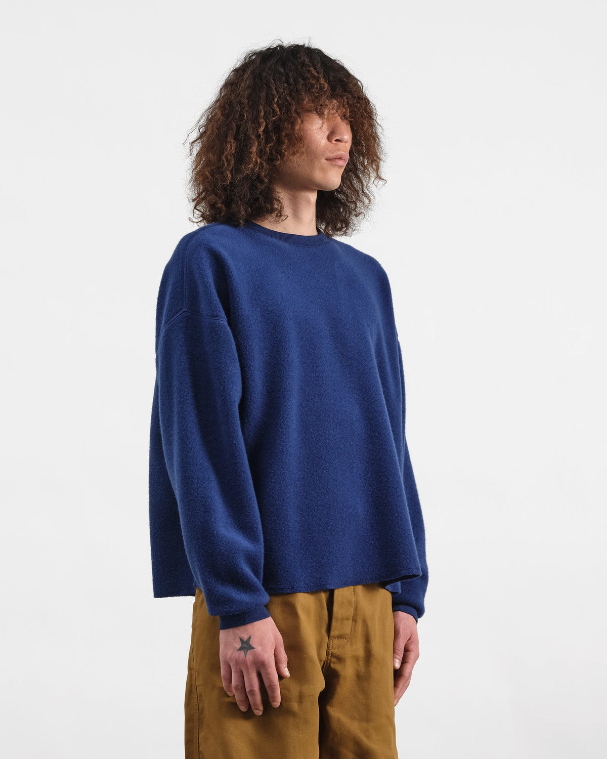 YMC Unisex Studio Sweatshirt Blue