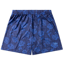 Load image into Gallery viewer, Aries x Umbro Centenary Roses Football Shorts Blue
