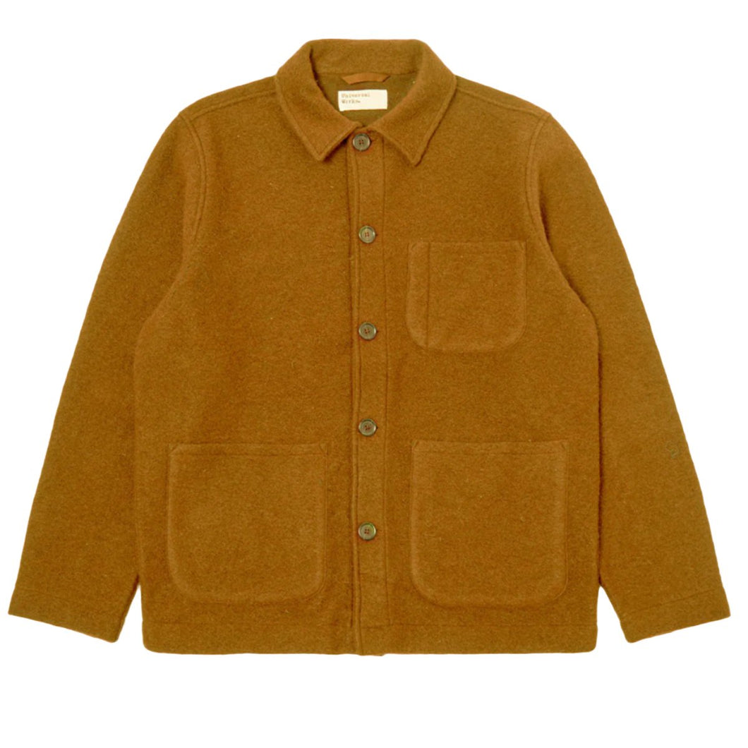 Universal Works Wool Fleece Field Jacket Mustard