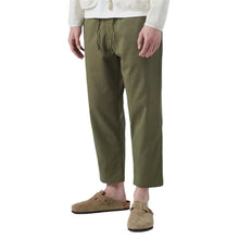 Load image into Gallery viewer, Universal Works Hi Water Trouser Light Olive Twill
