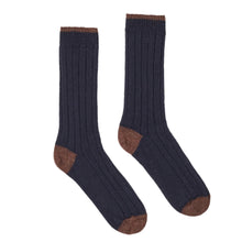 Load image into Gallery viewer, Universal Works Wool Hike Sock Navy
