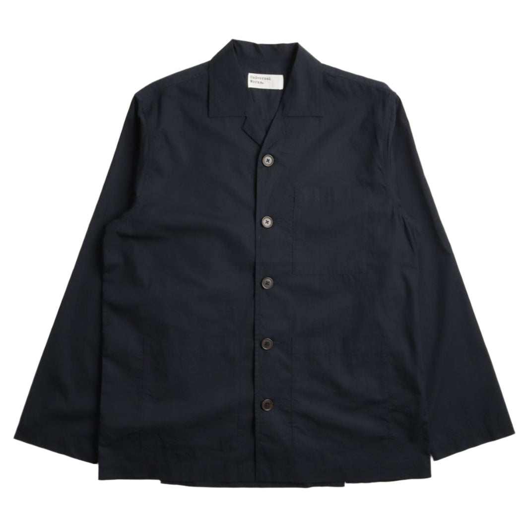 Universal Works Broadcloth Cancun Jacket Navy