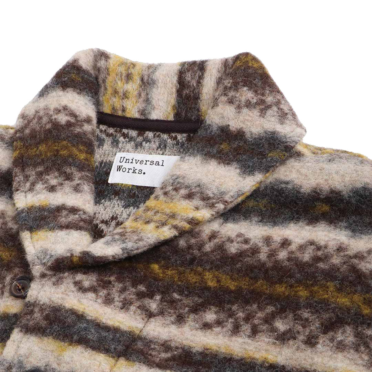 Universal Works Merino Mix New York Cardigan Fairisle