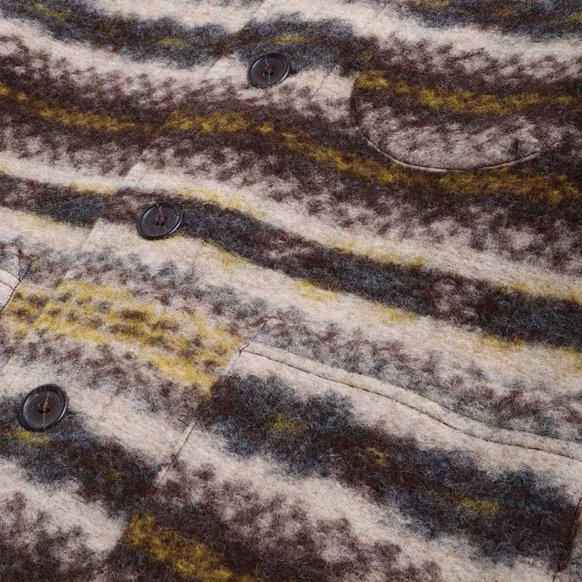 Universal Works Merino Mix New York Cardigan Fairisle