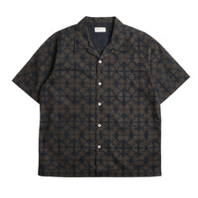Load image into Gallery viewer, Universal Works Road Shirt Mitla Print Navy
