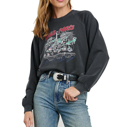 Rails Vintage Raglan Sweat Rails Paris Map