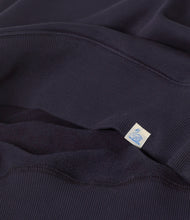 Load image into Gallery viewer, Merz b. Schwanen CSW28 Organic Sweatshirt Denim Blue
