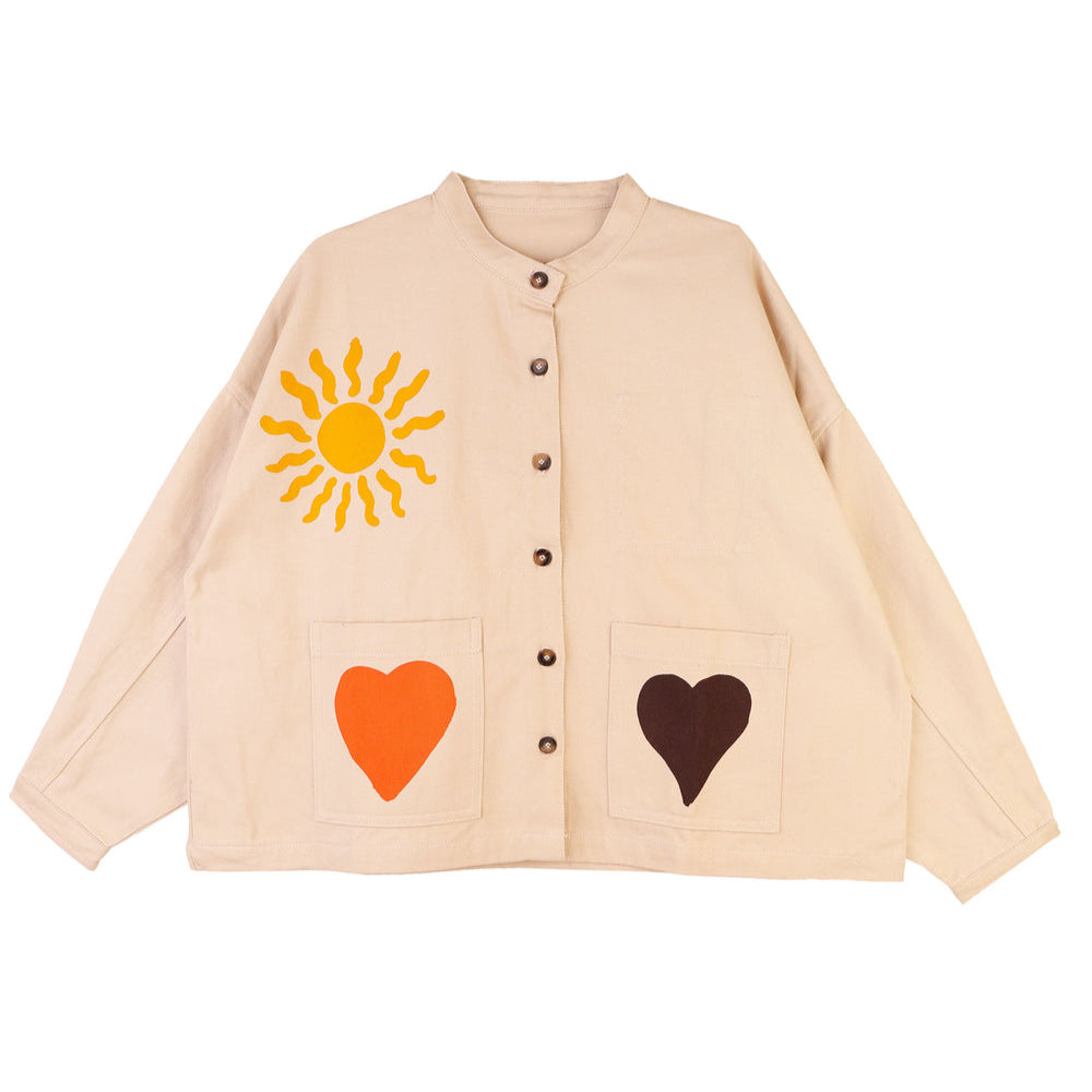 L.F.Markey Wide Chore Coat Agora Print