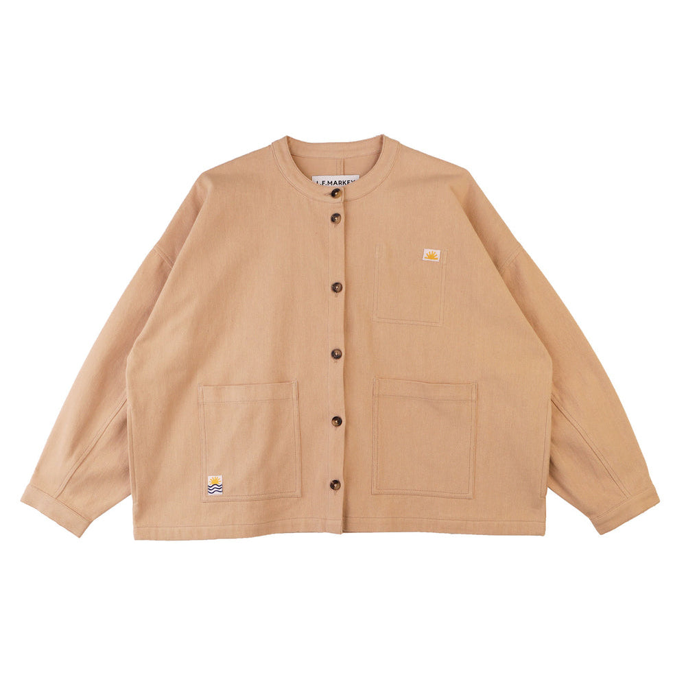 L.F.Markey Wide Chore Coat Beige