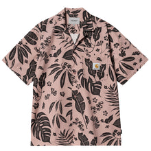 Load image into Gallery viewer, Carhartt WIP S/S Woodblock Shirt Glassy Pink
