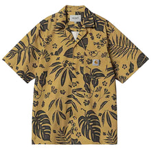 Load image into Gallery viewer, Carhartt WIP S/S Woodblock Shirt Bourbon
