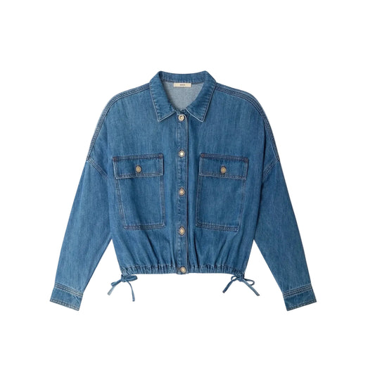 Sessun Cazanim Denim Jacket Mid Blue