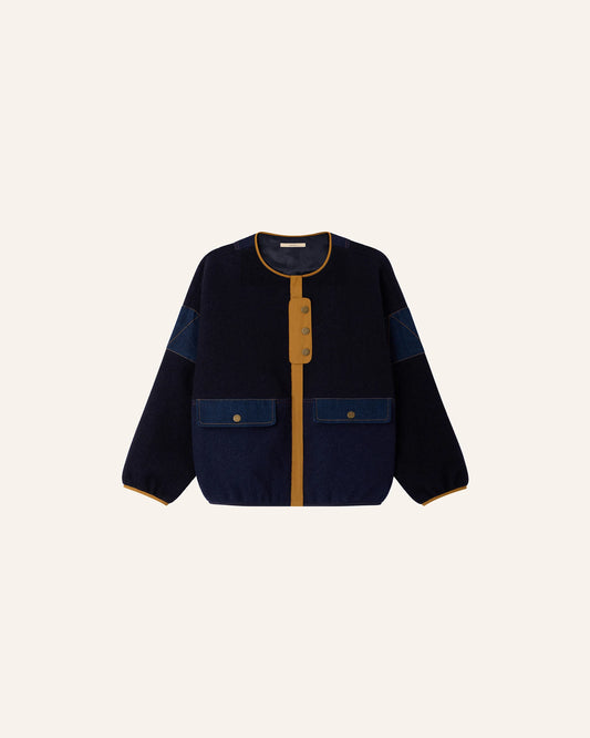 Sessun Cold Night Jacket Indigo Mood
