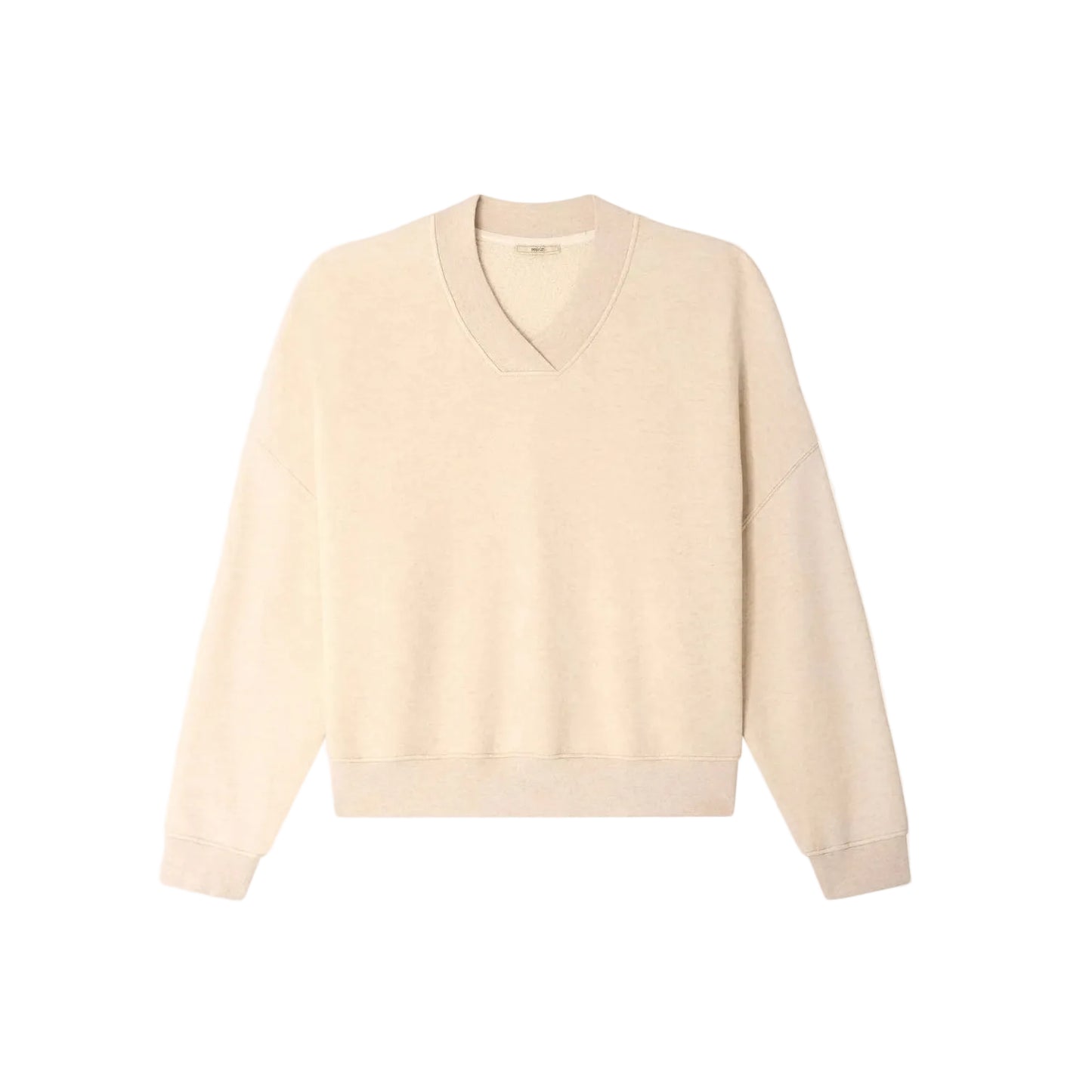 Sessun Vechill V Neck Sweater Oat Milk