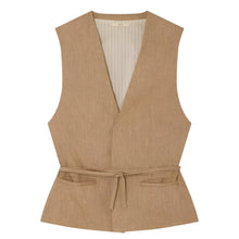 Load image into Gallery viewer, Sessun Marcello Sleeveless Jacket Alpaga
