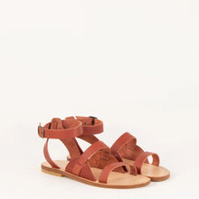 Load image into Gallery viewer, Sessun EOS Spartiate Sandals Leather Brandy
