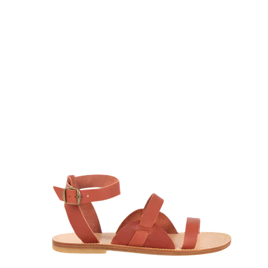 Sessun EOS Spartiate Sandals Leather Brandy