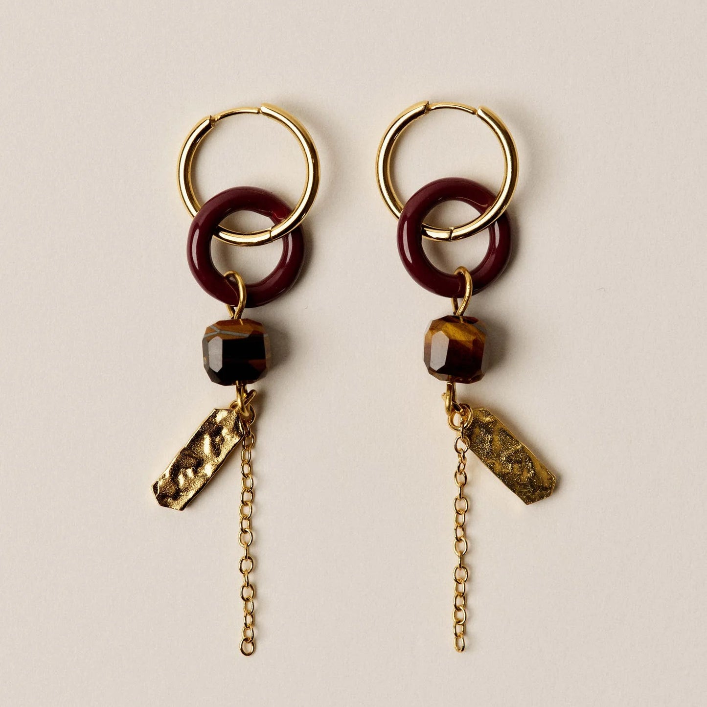 Sessun Toti Co Earrings Coffea dore