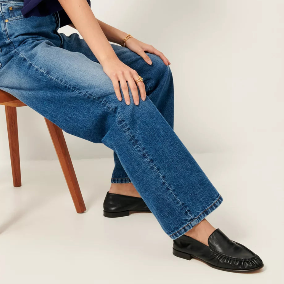 Sessun Ayano Loafer Black Leather