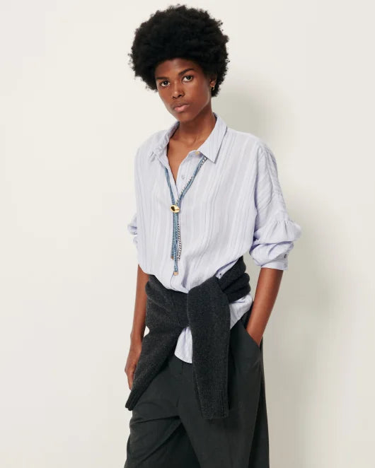 Sessun Botan Shirt Celeste