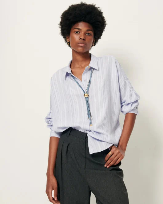 Sessun Botan Shirt Celeste