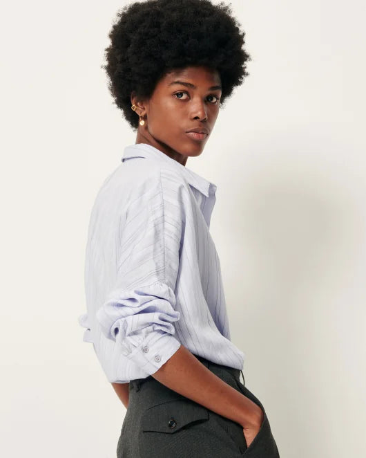 Sessun Botan Shirt Celeste