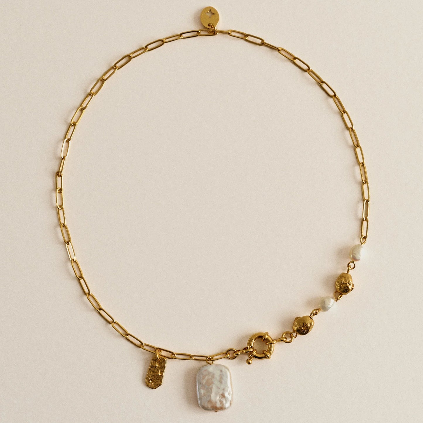 Sessun Choya pearl Necklace Dore
